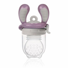 iLike Naujiena! Specialus pasiūlymas! „Kidsme“ kūdikių maitinimo įtaisas kietam maistui (didelis) Plum nuo 6 mėnesių 160