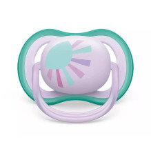 Philips Philips Avent Čiulptukas „Ultra Air Deco“ 0-6M (1 vnt.) mergaitėms SCF086 / 04 Philips Philips Avent Čiulptukas „Ultra Air Deco“ 0-6M (1 vnt.) mergaitėms SCF086 / 04