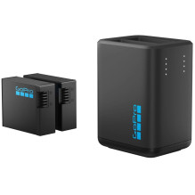 GoPro GoPro Dvigubas akumuliatorių įkroviklis ( HERO13 Juodas) AEDBD-201-EU GoPro GoPro Dvigubas akumuliatorių įkroviklis ( HERO13 Juodas) AEDBD-201-EU