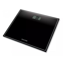 Salter Salter 9207 BK3R Kompaktiškos stiklinės elektroninės vonios svarstyklės – juodos 5010777143355