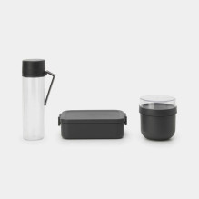 brabantia BRABANTIA Make & Take brokastu un pusdienu komplekts dark grey 206740 brabantia BRABANTIA Make & Take brokastu un pusdienu komplekts dark grey 206740