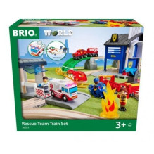 brio BRIO – Gelbėjimo komandos traukinių rinkinys – (36025)