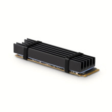 Axagon AXAGON CLR-M2L10 pasyvus - M.2 SSD 80mm SSD ALU korpuso silikoninių šiluminių trinkelių aukštis 10mm