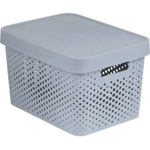 curver Curver Kaste caurumota ar vaku Infinity Perdirbta 17L 36x27x22cm peleka 0804742099 curver Curver Kaste caurumota ar vaku Infinity Perdirbta 17L 36x27x22cm peleka 0804742099