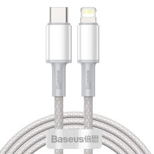 Baseus Kabel USB Baseus USB-C – Lightning 2 m Bialy (6953156231955) Baseus Kabel USB Baseus USB-C – Lightning 2 m Bialy (6953156231955)
