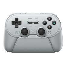 8bitdo 8Bitdo - „Pro 3 Bluetooth“ žaidimų pultas - pilkas (6922621507116)