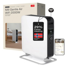 Mill Mill OIL2000WIFI3 GEN3 Alyva užpildytas radiatorius 2000 W Galios lygių skaičius 3 Balta / juoda