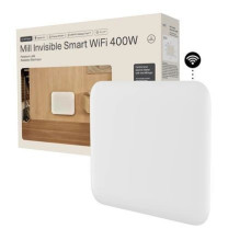 Mill Mill Nematomas Smart WiFi šildytuvas PA400WIFI4 Panelinis šildytuvas 400 W Tinka kambariams iki 4-6 m Baltas IPX4 Mill Mill Nematomas Smart WiFi šildytuvas PA400WIFI4 Panelinis šildytuvas 400 W Tinka kambariams iki 4-6 m Baltas IPX4