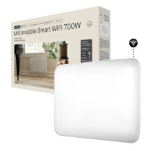 Mill Mill Nematomas Smart WiFi šildytuvas PA700WIFI4 Panelinis šildytuvas 700 W Tinka patalpoms iki 9–12 m Baltas IPX4 Mill Mill Nematomas Smart WiFi šildytuvas PA700WIFI4 Panelinis šildytuvas 700 W Tinka patalpoms iki 9–12 m Baltas IPX4