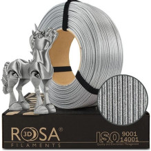 iLike Filamentai PLA Galaxy Briliant Silver 1.75mm 1kg Rosa3D