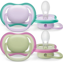 Philips Philips Avent Čiulptukas „Ultra Air Neutral“ 0-6M (2 vnt.) mergaitėms SCF085 / 24 Philips Philips Avent Čiulptukas „Ultra Air Neutral“ 0-6M (2 vnt.) mergaitėms SCF085 / 24