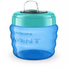 Philips Philips Avent Easy Gurkšnokite treniruočių puodelį 9M + 260ml silikoninis snapelis mėlynas SCF553 / 05 Philips Philips Avent Easy Gurkšnokite treniruočių puodelį 9M + 260ml silikoninis snapelis mėlynas SCF553 / 05