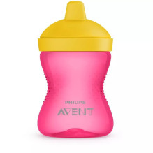Philips Philips Avent Mano tvirtas mokymosi puodelis su kietu snapeliu 300ml 18M + rožinė SCF804 / 04 Philips Philips Avent Mano tvirtas mokymosi puodelis su kietu snapeliu 300ml 18M + rožinė SCF804 / 04