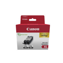 Canon 0318C010 PGI-570XL PGBK pigmentinio juodo rašalo kasetė dviguboje pakuotėje Canon 0318C010 PGI-570XL PGBK pigmentinio juodo rašalo kasetė dviguboje pakuotėje