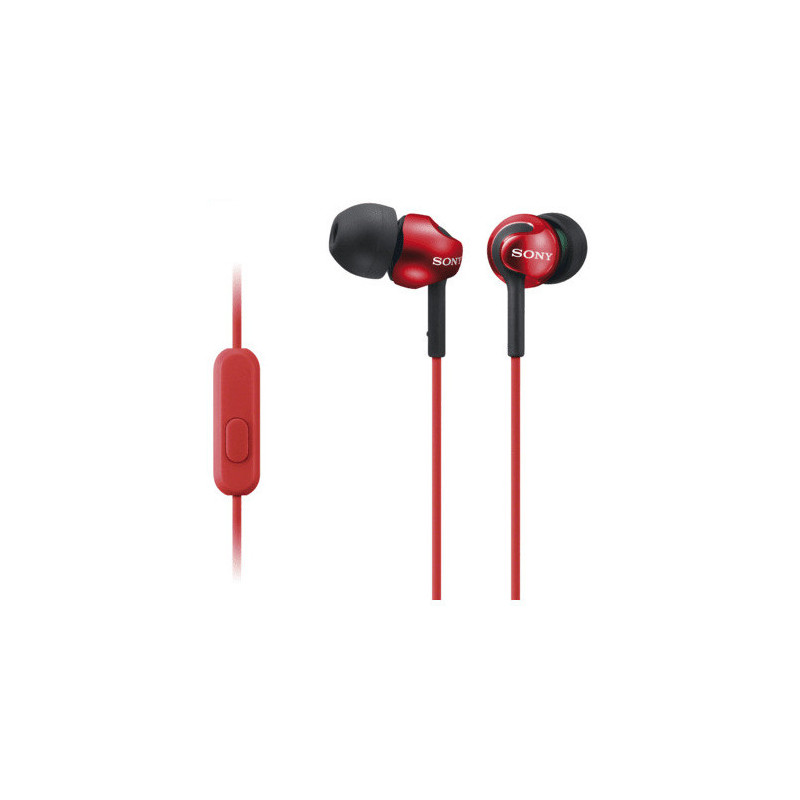 Ausinės Sony MDR-EX110APR In-Ear 3,5mm Red