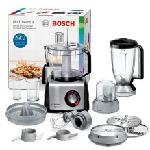 Virtuvinis Kombainas - Bosch MC812M844 1250W 3.9L Kintamas Greitis Juodas Nerūdijantis Plienas