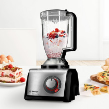 Virtuvinis Kombainas - Bosch MC812M844 1250W 3.9L Kintamas Greitis Juodas Nerūdijantis Plienas