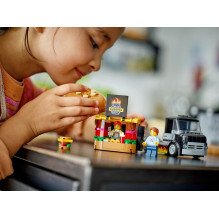 Konstruktorius - LEGO City 60404 Burgerių Furgonas 194 Detalės 2 Minifigūrėlės Konstruktorius - LEGO City 60404 Burgerių Furgonas 194 Detalės 2 Minifigūrėlės