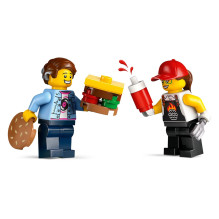Konstruktorius - LEGO City 60404 Burgerių Furgonas 194 Detalės 2 Minifigūrėlės Konstruktorius - LEGO City 60404 Burgerių Furgonas 194 Detalės 2 Minifigūrėlės