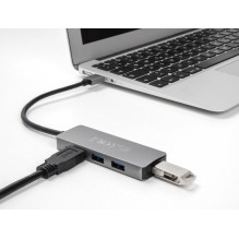 DELOCK 4 Port USB 3.2 Gen 1 Hub su USB Type-A Anschluss
