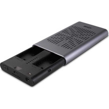 Lindy Enclosure with Clone Feature M.2 USB 3.2 Silver 43382 Lindy Enclosure with Clone Feature M.2 USB 3.2 Silver 43382
