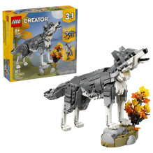 Konstruktorius - LEGO Creator 3-In-1 31393 Forest Animals: Gray Wolf