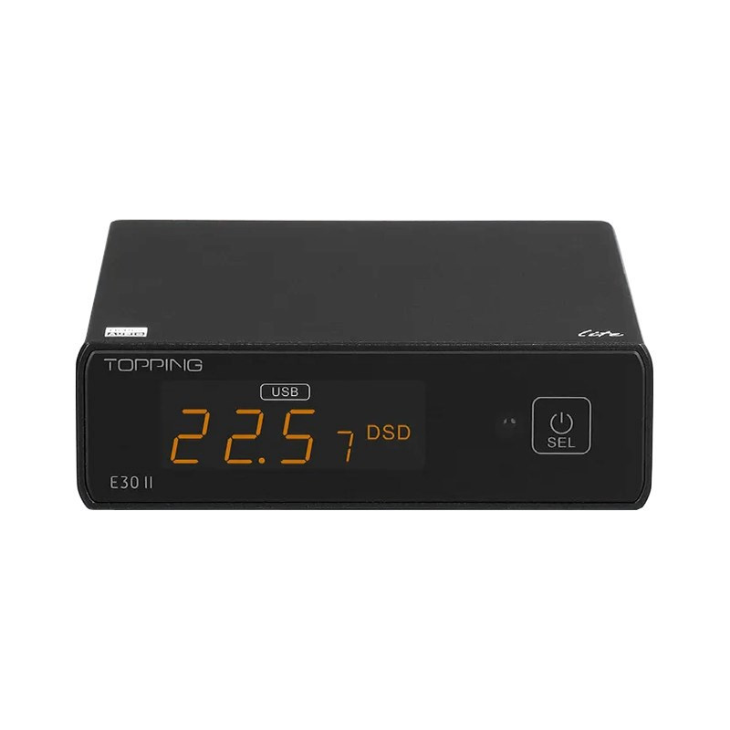 Topping E30 II Lite BK - Lite klasės USB DAC, juodas