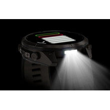 Garmin Fenix 9 Pro - 51mm Carbon Gray DLC Titanium with Black / Pebble Grey Silicone Band