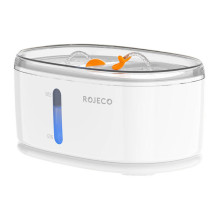 Pet Supplies - Rojeco Wireless 2.5L Smart Water Fountain, 4-layer filtration, 30 dB Pet Supplies - Rojeco Wireless 2.5L Smart Water Fountain, 4-layer filtration, 30 dB