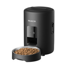 Pet Food Dispenser - Rojeco 2L Automatic Food Dispenser (2.4G Wi-Fi, 1-10 meals/day, stainless steel bowl) Pet Food Dispenser - Rojeco 2L Automatic Food Dispenser (2.4G Wi-Fi, 1-10 meals/day, stainless steel bowl)