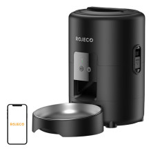 Gyvūnų maisto dozatorius - Rojeco 2L Automatinis maisto dozatorius (2.4G Wi-Fi, 1-10 valgių / para, nerūdijančio plieno Gyvūnų maisto dozatorius - Rojeco 2L Automatinis maisto dozatorius (2.4G Wi-Fi, 1-10 valgių / para, nerūdijančio plieno
