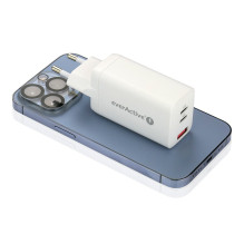 Įkroviklis - everActive SC-650Q 65 W GaN 1 USB + 2 USB-C