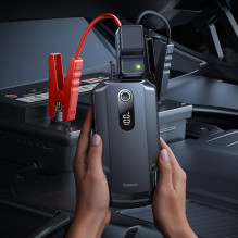 Užvedimo Įrenginys - Baseus C0120500 20 000 mAh 12 V 10 L Benzininiams Varikliams, 6 L Dyzeliniams Varikliams Su Laidais Užvedimo Įrenginys - Baseus C0120500 20 000 mAh 12 V 10 L Benzininiams Varikliams, 6 L Dyzeliniams Varikliams Su Laidais