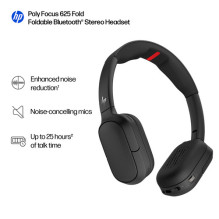 Ausinės HP Poly Focus 625 Stereo Bluetooth