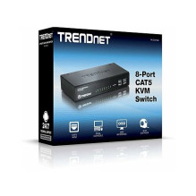 KVM switch TRENDnet 8-port CAT5 (TK-CAT508) KVM switch TRENDnet 8-port CAT5 (TK-CAT508)