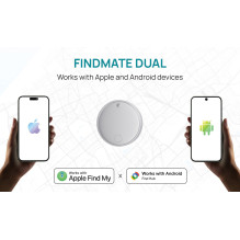 „XD Connects“ sujungia „FindMate Dual RCS“ vandeniui atsparų sekiklį – „Apple Find My“ ir „Android Find Hub“ ( IPX5 ) P3