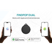 „XD Connects“ sujungia „Findpop“ dviejų sekiklių sistemą – „Apple“ ir „Android Find“ ( IPX5 ) P301.1701 „XD Connects“ sujungia „Findpop“ dviejų sekiklių sistemą – „Apple“ ir „Android Find“ ( IPX5 ) P301.1701