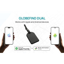 XD Connects Globefind Dual RCS Luggage Tracker - Apple &amp; Android Find (P301.5701)