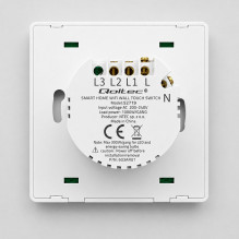 Qoltec 52719 Smart 1-Gang Light Switch , Wi-Fi , Timer , Tuya , Smart life , White