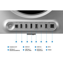 Samsung G80SH computer monitor 68.6 cm (27") 3840 x 2160 pixels 4K Ultra HD OLED Silver