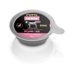 PUPIL Premium Kitten veal mono - wet cat food - 85g PUPIL Premium Kitten veal mono - wet cat food - 85g