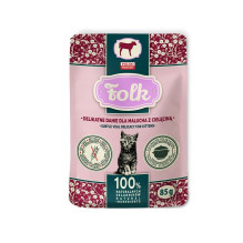FOLK Kitten Delicate meal for kittens with veal mono - wet cat food - 85g FOLK Kitten Delicate meal for kittens with veal mono - wet cat food - 85g