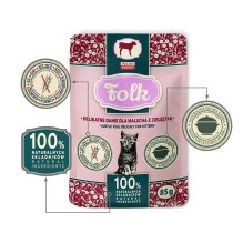 FOLK Kitten Delicate meal for kittens with veal mono - wet cat food - 85g FOLK Kitten Delicate meal for kittens with veal mono - wet cat food - 85g