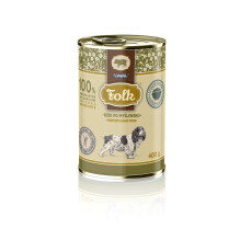 FOLK Wild boar hunter-style mono - wet dog food - 400g
