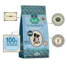 FOLK Delicate meal for puppies with freshwater fish Mini - dry dog food - 10kg FOLK Delicate meal for puppies with freshwater fish Mini - dry dog food - 10kg