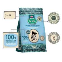 FOLK Delicate meal for puppies with freshwater fish Mini - dry dog food - 1,6kg FOLK Delicate meal for puppies with freshwater fish Mini - dry dog food - 1,6kg