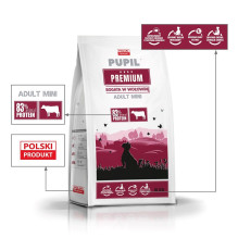 PUPIL Premium Mini rich in beef - dry dog food - 10kg