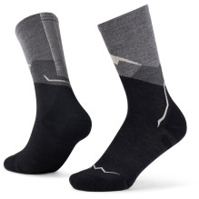 BUFF Merino Lightweight Crew Sock LWC1, Grey, Black L BUFF Merino Lightweight Crew Sock LWC1, Grey, Black L