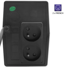 „Qoltec 53774“ nepertraukiamo maitinimo šaltinis (UPS), interaktyvus linijinis, 1 kVA, 600 W, 1 kintamosios srovės lizda „Qoltec 53774“ nepertraukiamo maitinimo šaltinis (UPS), interaktyvus linijinis, 1 kVA, 600 W, 1 kintamosios srovės lizda