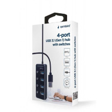Gembird USB 4 PORT / UHB-U3P4P-01